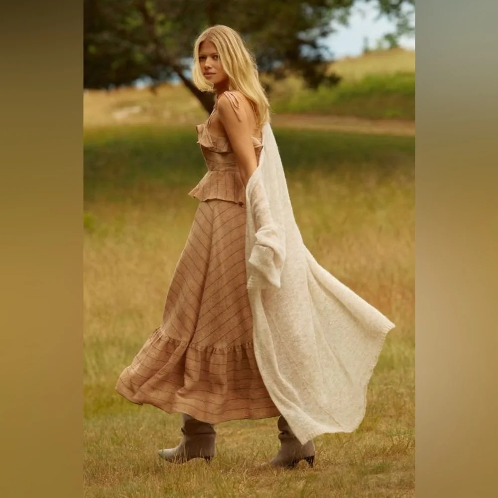 Hunter Bell Jamison Ruffle Midi Dress - Picture 4 of 14